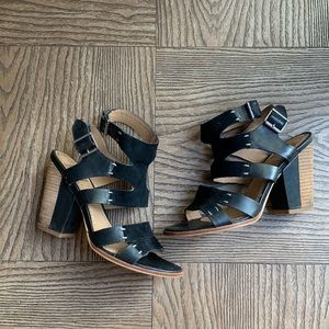 DV Dolce Vita Suede Strappy Edgy Heel Sandals